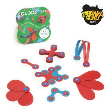 Clixo itsy pack, różowo-turkusowy