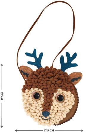 Moja pierwsza pluszowa torba - Jeleń