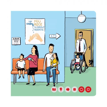 Książeczka zawody - Lekarze - Czytaj z Albikiem