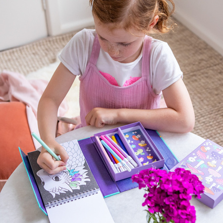 Tiger Tribe Zestaw Kolorowanek - Mistyczny Las