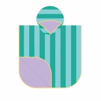 QUUT Dwustronne poncho kąpielowe dla dzieci Lagoon