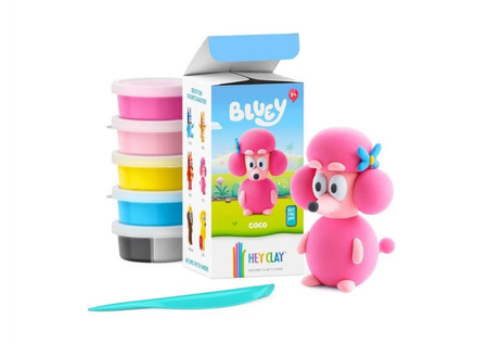 Hey Clay - Figurka Bluey Coco + akcesoriami 5pak
