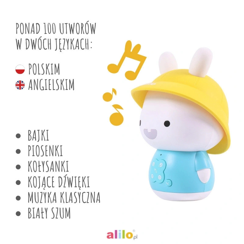 Alilo Baby Bunny niebieski