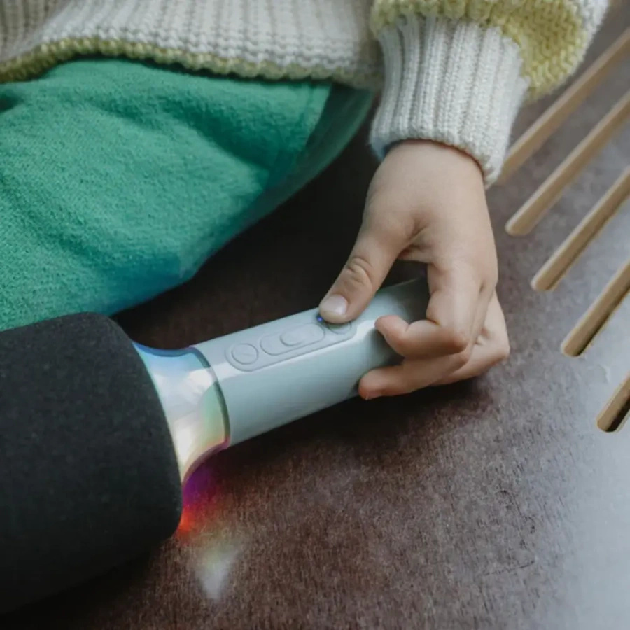 Kidywolf - KIDYMIC-GR - mikrofon karaoke - zielony