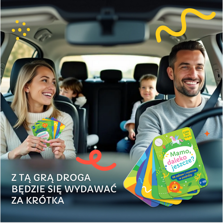 "Mamo, daleko jeszcze?" - Karty do rozmów i zabaw w podróży