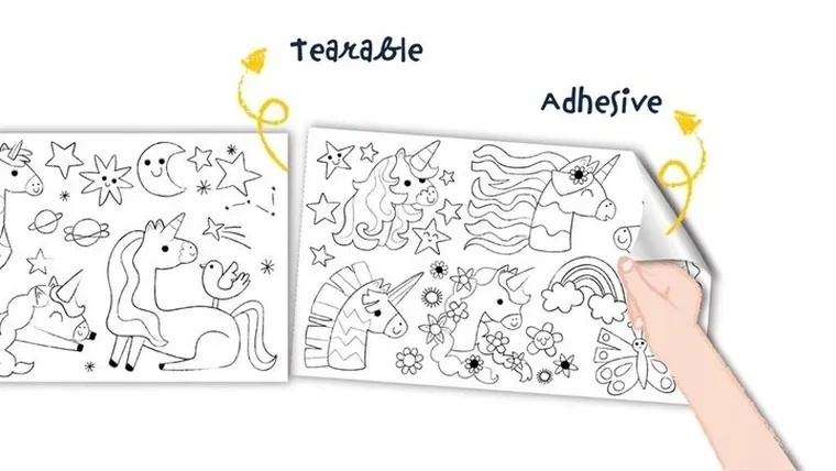 Zestaw do kolorowania- Fantazyjny jednorożec