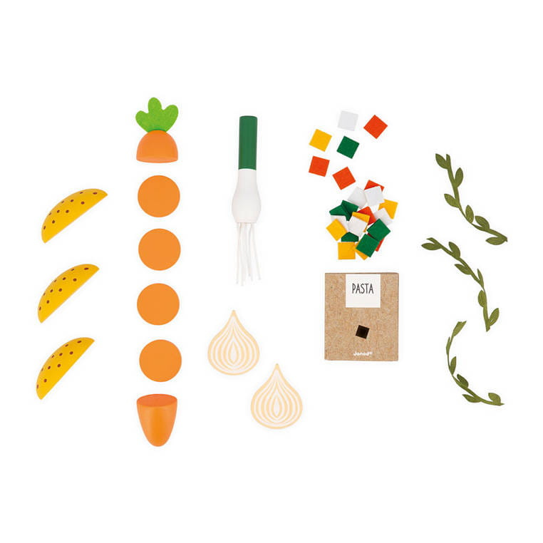 Zestaw do gotowania zupy z drewnianym blenderem