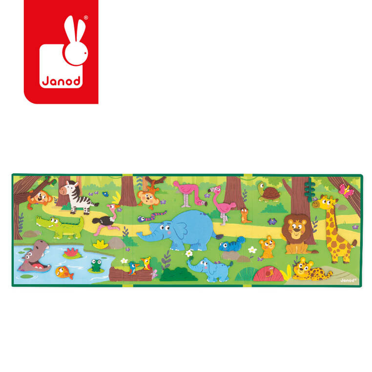 Magnetyczna układanka - afrykańskie zwierzęta - magneti'stories