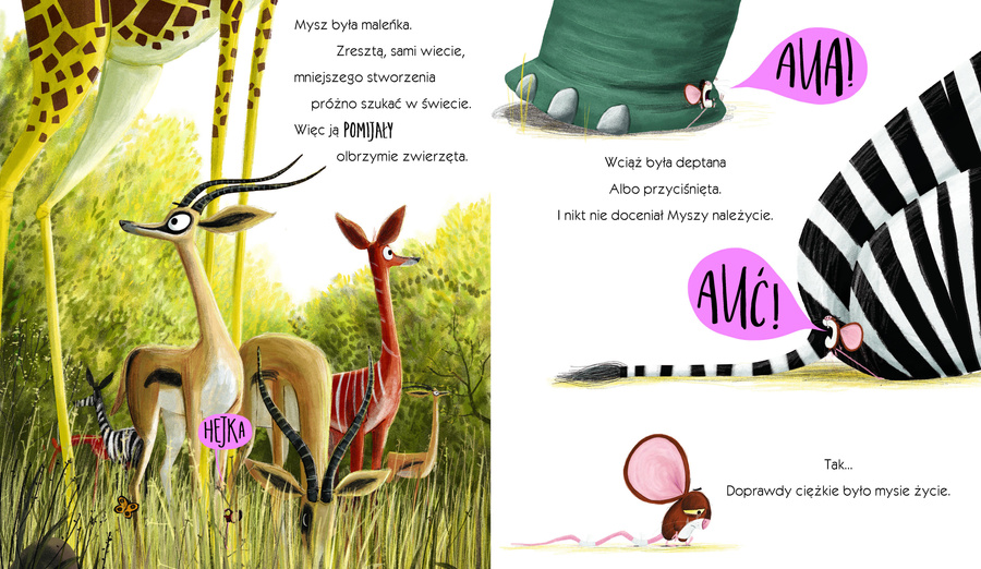 Mysz, która chciała być lwem