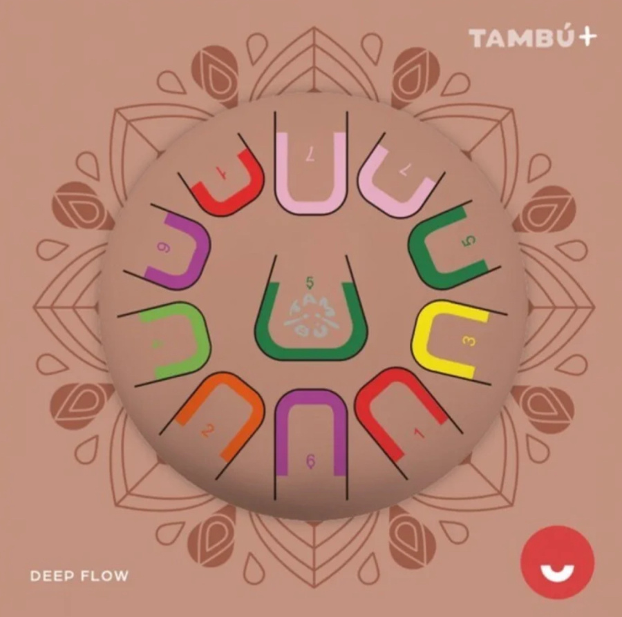 Tambu+ bębenek językowy - Deep Flow - brzoskwiniowy
