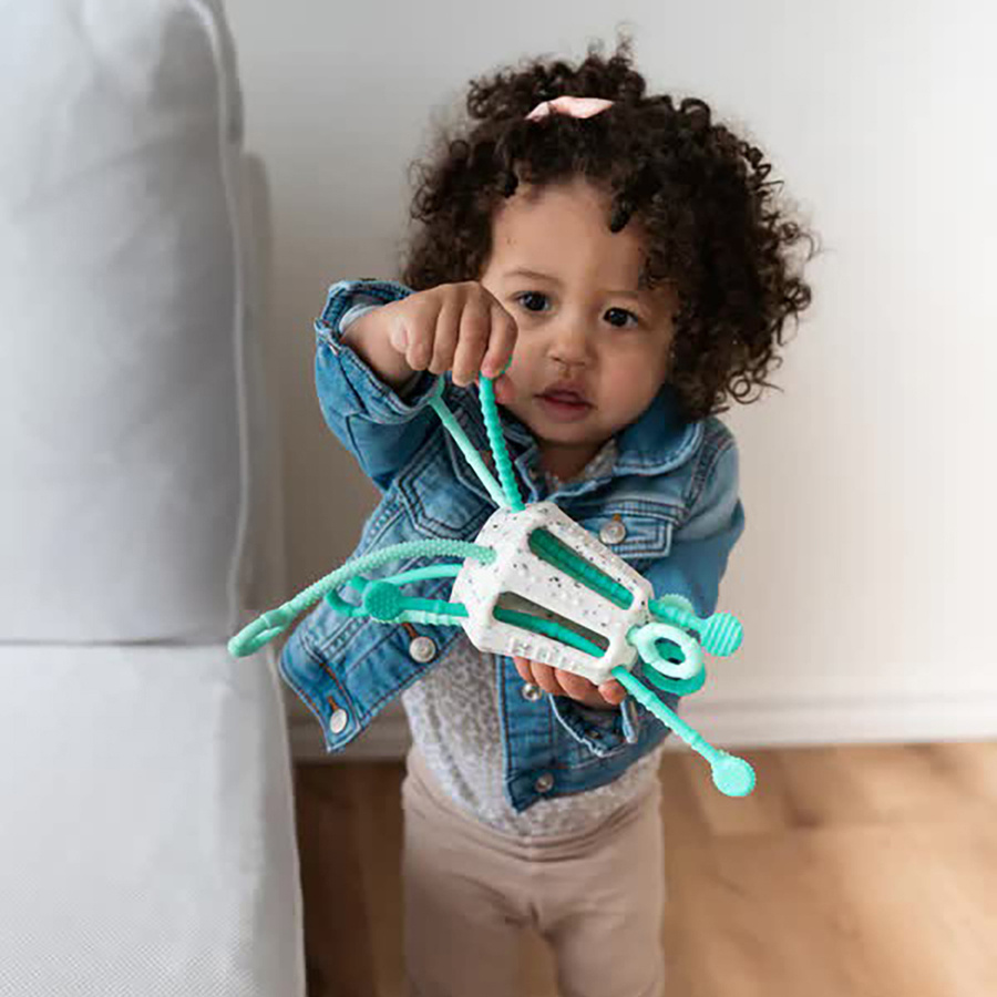 Przeciąganiec Miętowy Zippee. Zabawka sensoryczna