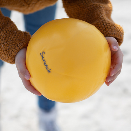 Piłka Scrunch - Pastelowy Żółty