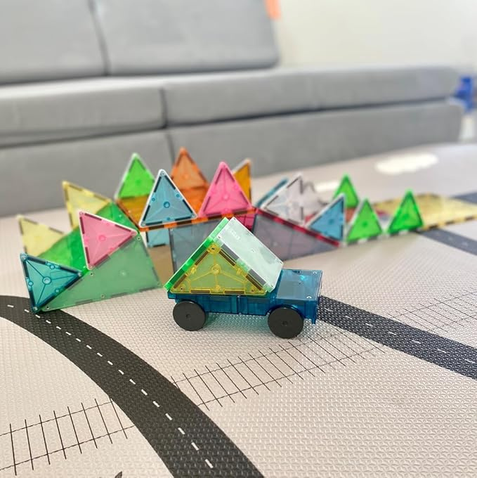 MMAGNA-TILES® Klocki Magnetyczne Grand Prix 50el.
