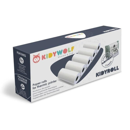 Kidywolf - KIDYROLL-PA - rolki papierowe do aparatu Kidyprint