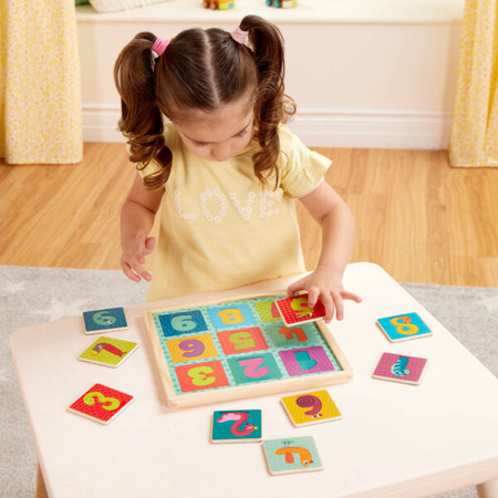 Count n’ Doodle – drewniana układanka magnetyczna – CYFERKI-ZWIERZĄTKA