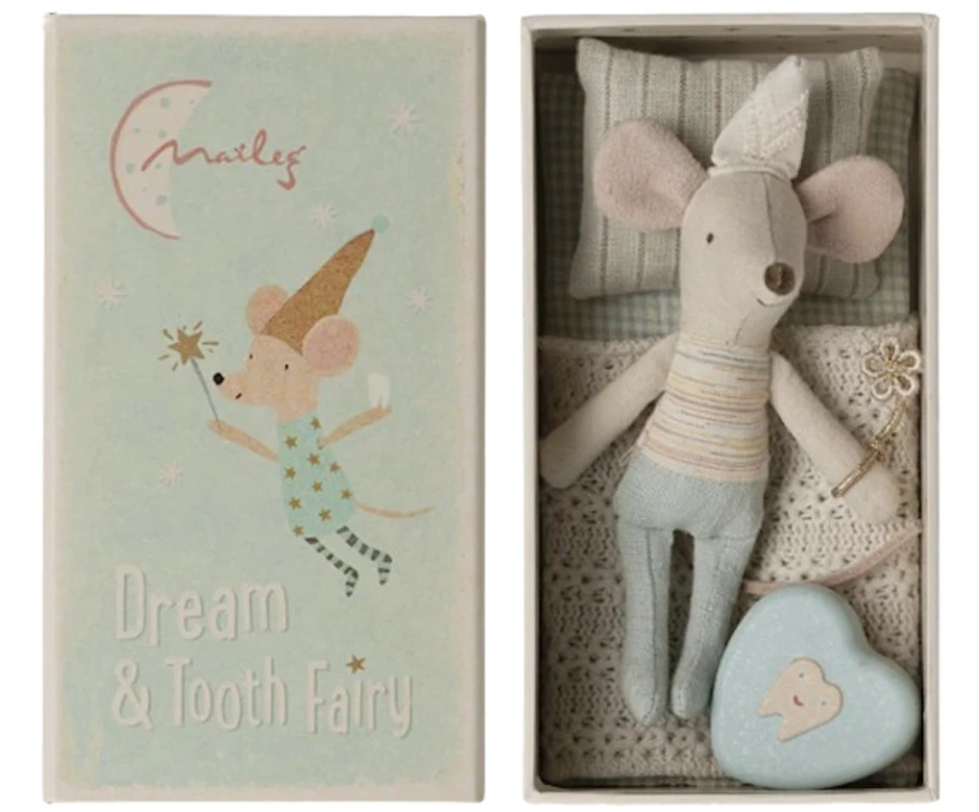 Myszka - Tooth fairy mouse, Little brother in matchbox