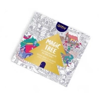 GIGANTYCZNA KOLOROWANKA 100x70 - CHOINKA