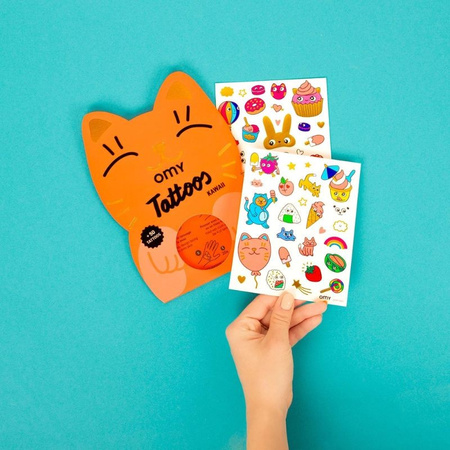 Tatuaże dla dzieci 50 sztuk - Kawaii