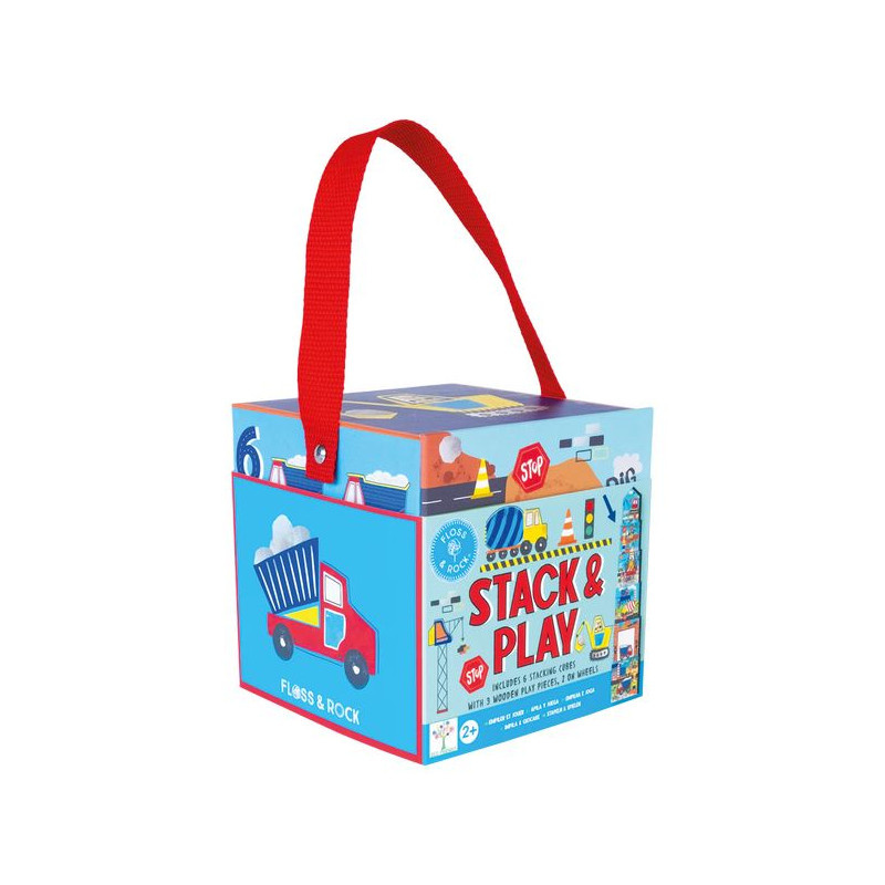 Na Budowie Piramida do  Układania z Figurkami