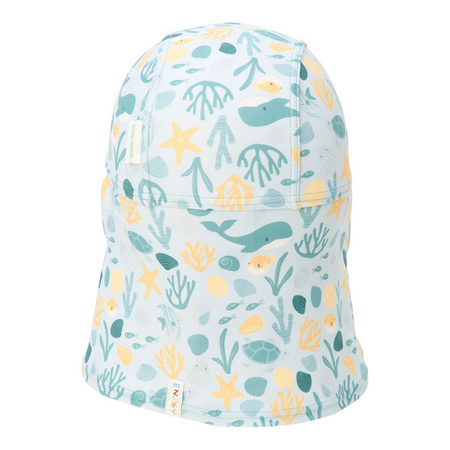 Little Dutch Czapeczka kąpielowa przeciwsłoneczna Seashells - rozm. 3