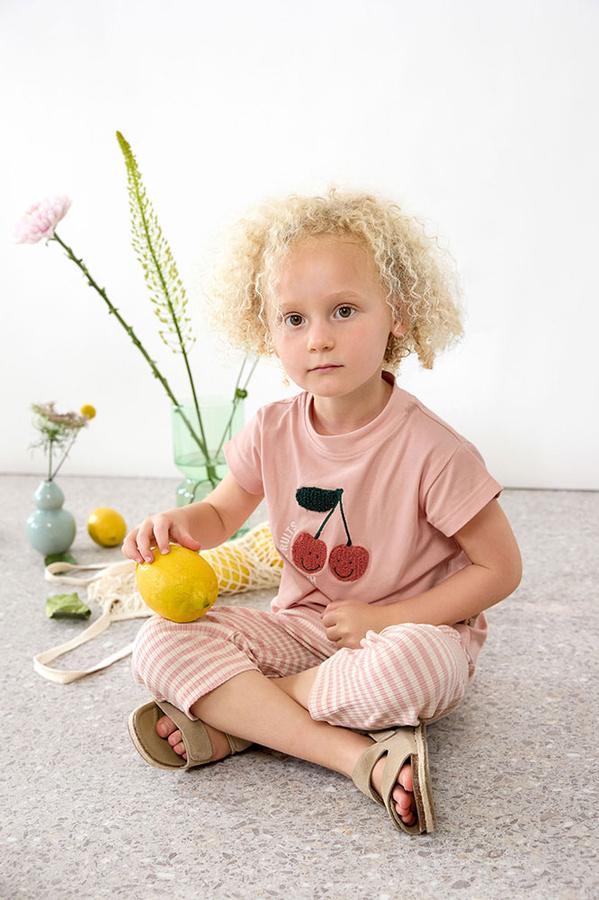 T-Shirt Jersey GOTS Cherry peach - 86/92 1-2 years - Lassig 