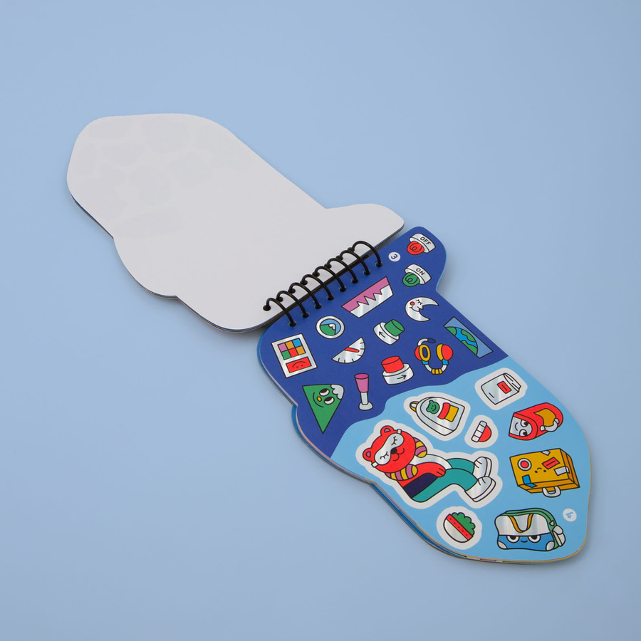 ZESZYT KREATYWNY Z NAKLEJKAMI - VROOM