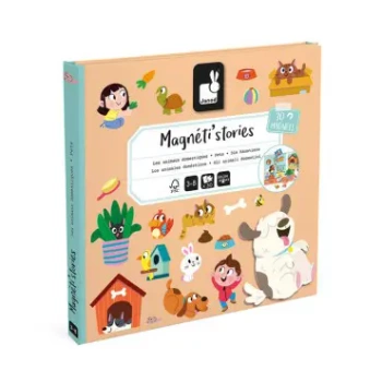 Magnetyczna układanka - zwierzęta domowe - Magneti'stories 3+