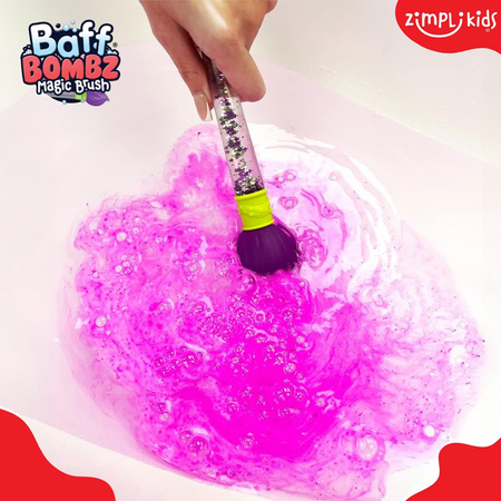 Kule do zabawy zestaw 4 szt. z pędzlem Baff Bombz Magic Brush 3+, Zimpli Kids