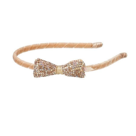 Souza! Opaska z kokardą i cekinami złota Francis - Souza!