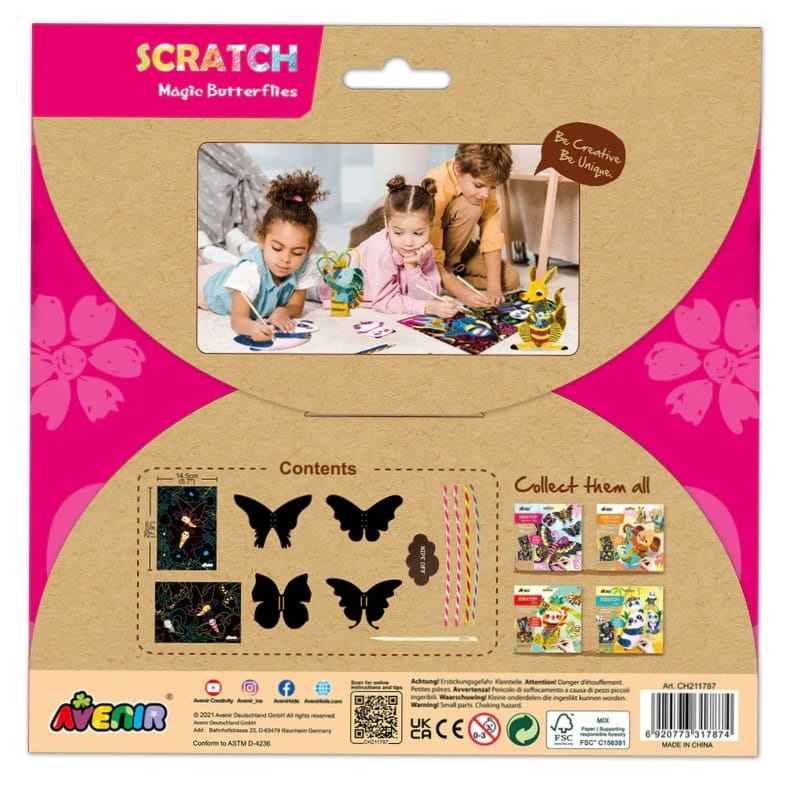 Wydrapywanki - Magiczne motyle