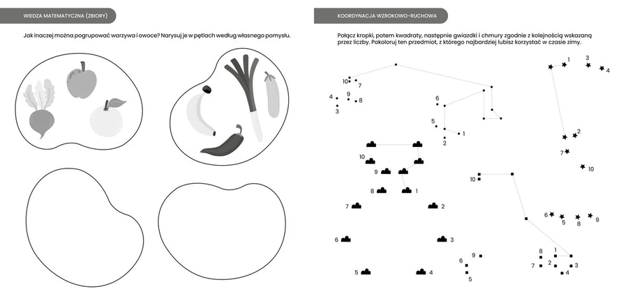 Montessori, ćwiczenia pięciolatka
