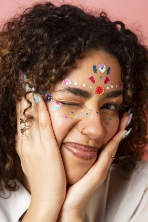 NAKLEJKI DO TWARZY DLA DZIECI FLOWER