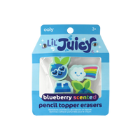 Gumki na koniec ołówka- jagoda