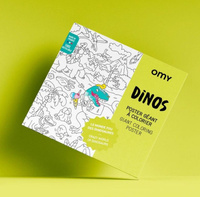 KOLOROWANKA OGROMNA DINOZAURY