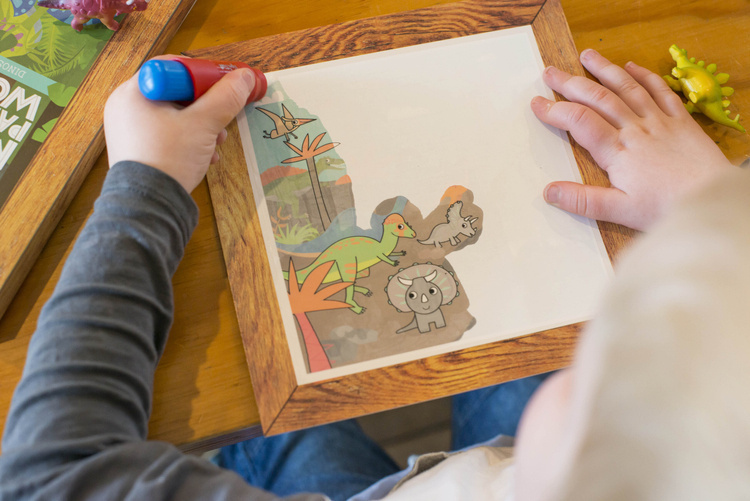 Tiger Tribe Kolorowanka Wodna - Dinozaury - Tiger Tribe 