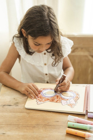 Little Dutch Kreatywny zeszyt z nożyczkami Rosa & Friends