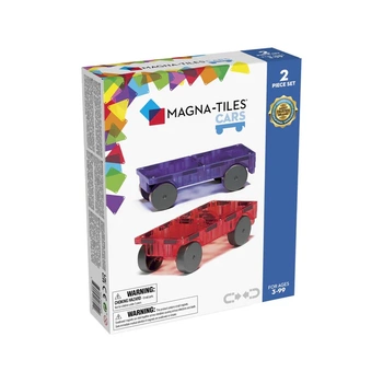 MAGNA-TILES® Zestaw do rozbudowy Cars 2 el. Czerwony i Fioletowy