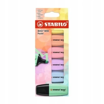 STABILO BOSS MINI Pastel 6pc wallet