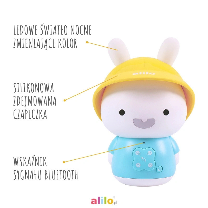 Alilo Baby Bunny niebieski