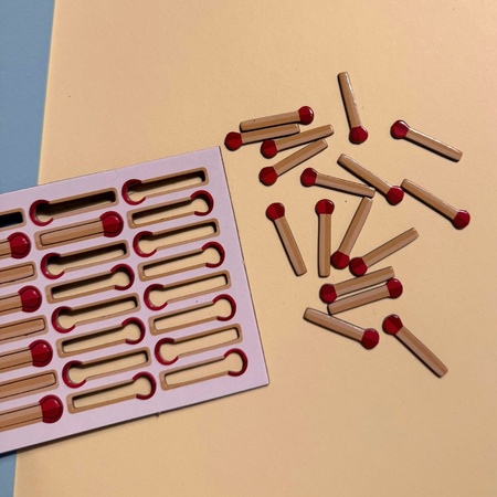 Podróżna gra magnetyczna The Purple Cow - Gra w zapałki