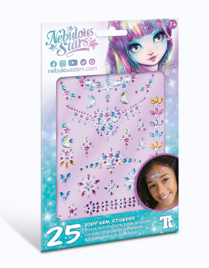 Kryształowe tatuaże samoprzylepne,