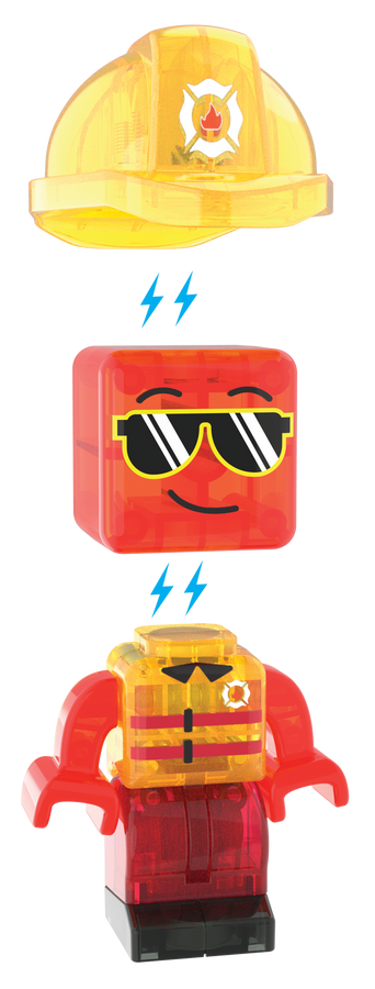 MAGNA-TILES® Klocki Magnetyczne Straż Pożarna 27 el.