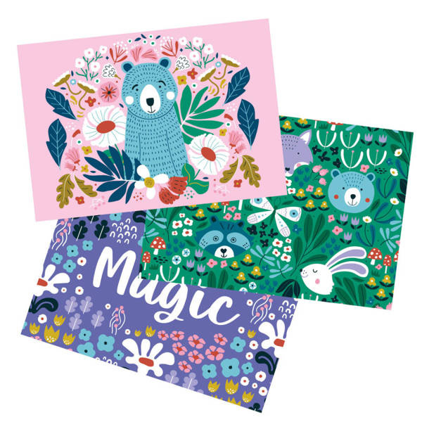 AUZOU KOLOROWE KARTY DO ZDOBIENIA DIY