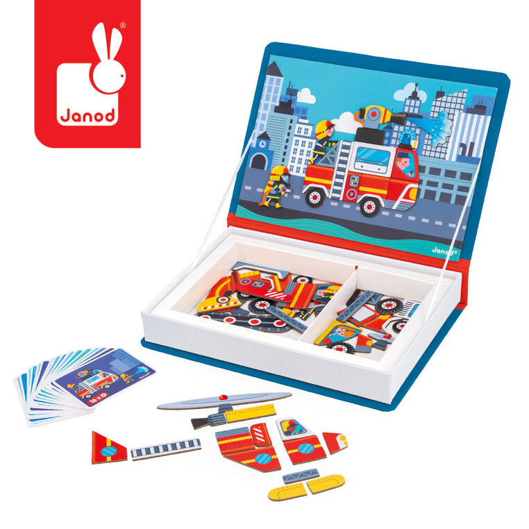 Magnetyczna układanka Straż pożarna