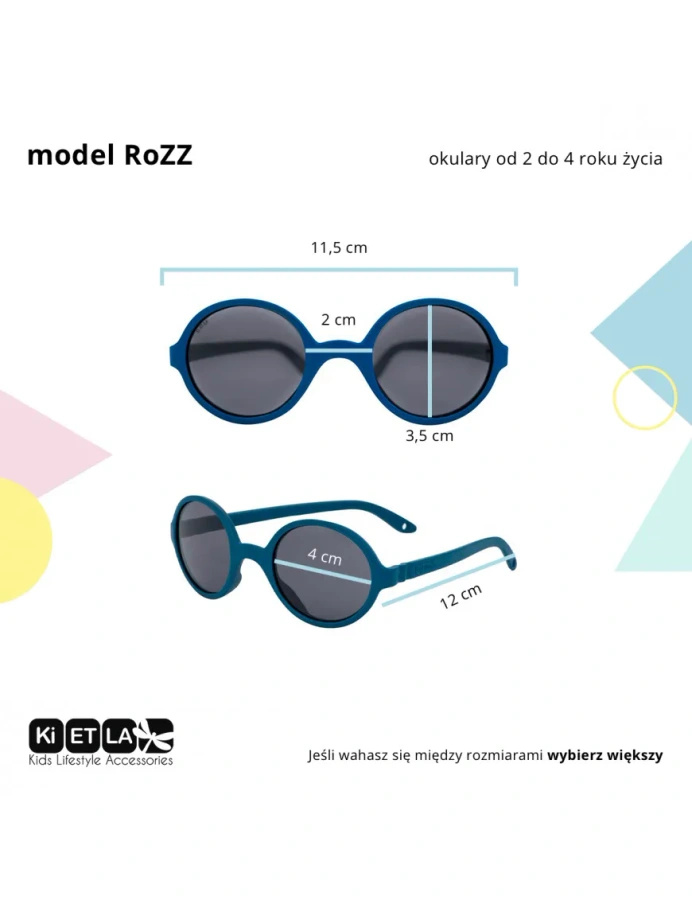Okulary przeciwsłoneczne RoZZ 2-4 Light Blue