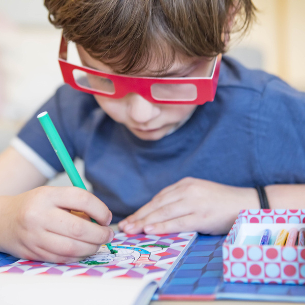 Tiger Tribe Zestaw Kolorowanek 3D – Zabawa z Sci-Fi 