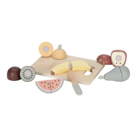 Little Dutch Deska do krojenia z owocami FSC