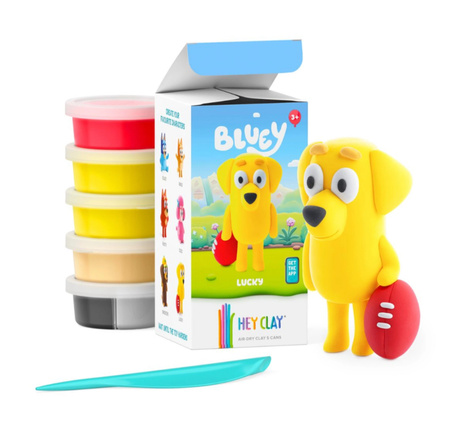 Hey Clay - Figurka Bluey Lucky + akcesoriami 5pak
