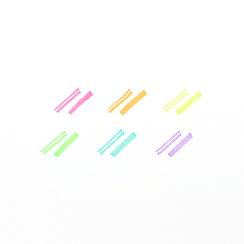 Zakreślacze neonowe z dwiema końcówkami