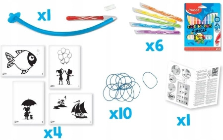 Creativ flamastry dmuchane Blowpen Art String’art